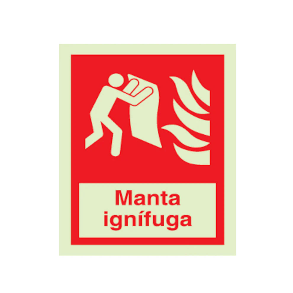 Sinalética Manta Ignífuga